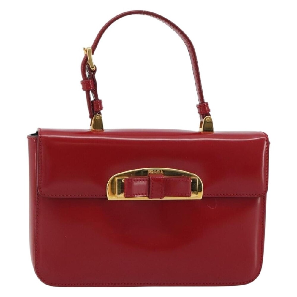 Prada Bow Top handle Leather